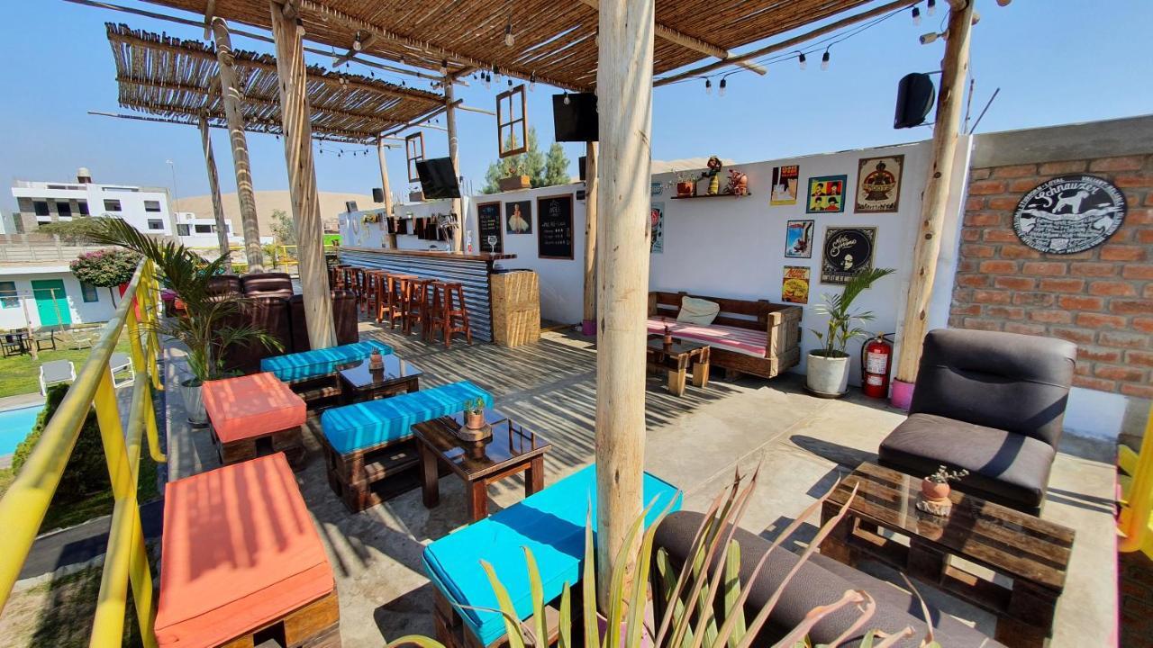 The Upcycled Hostel Huacachina Ica Exterior photo