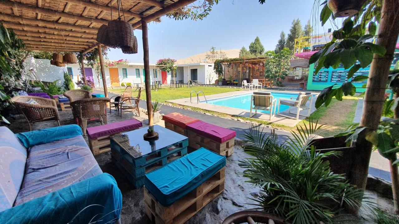 The Upcycled Hostel Huacachina Ica Exterior photo